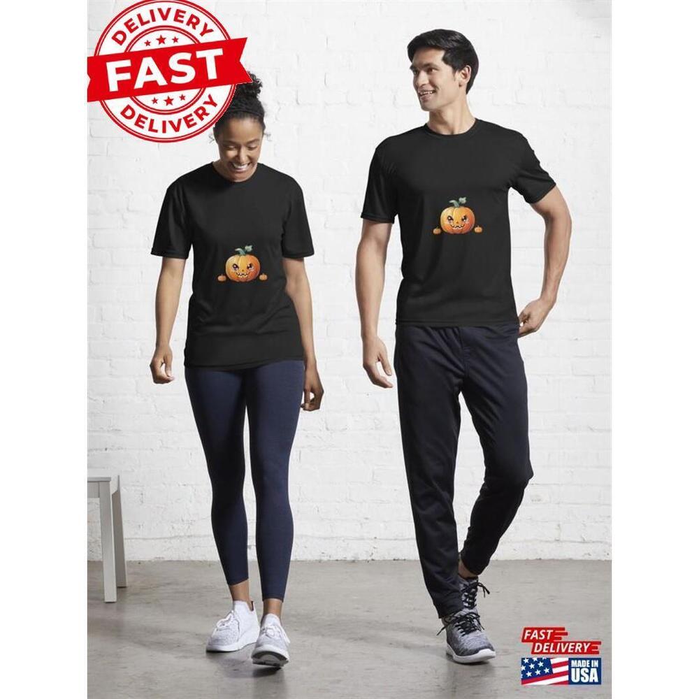 Kawaii Pumpkin Active T-Shirt Unisex
